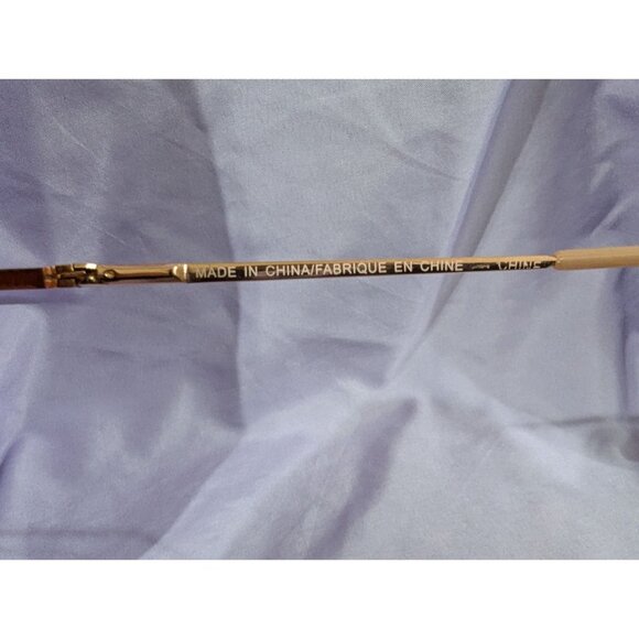 Retro Aviator Style Sunglasses With Gold Frame & Brown Gradient Lenses - Picture 3 of 3